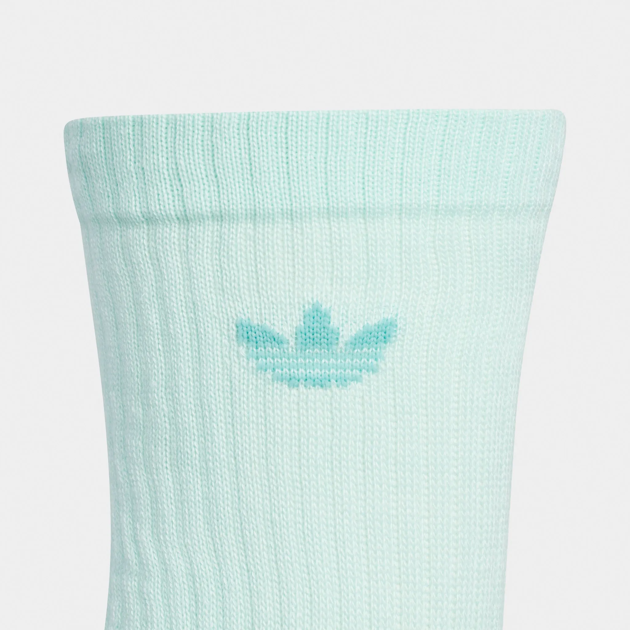 Adidas Adidas Originals Trefoil 2.0 Crew Socks (3 Pack) Aqua Blue / Silver Green - Powder Yellow