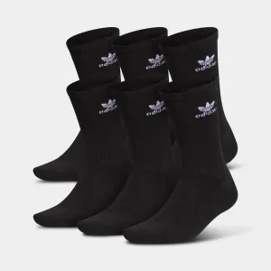 Adidas Adidas Originals Trefoil Crew Socks (6 Pack) Black / White