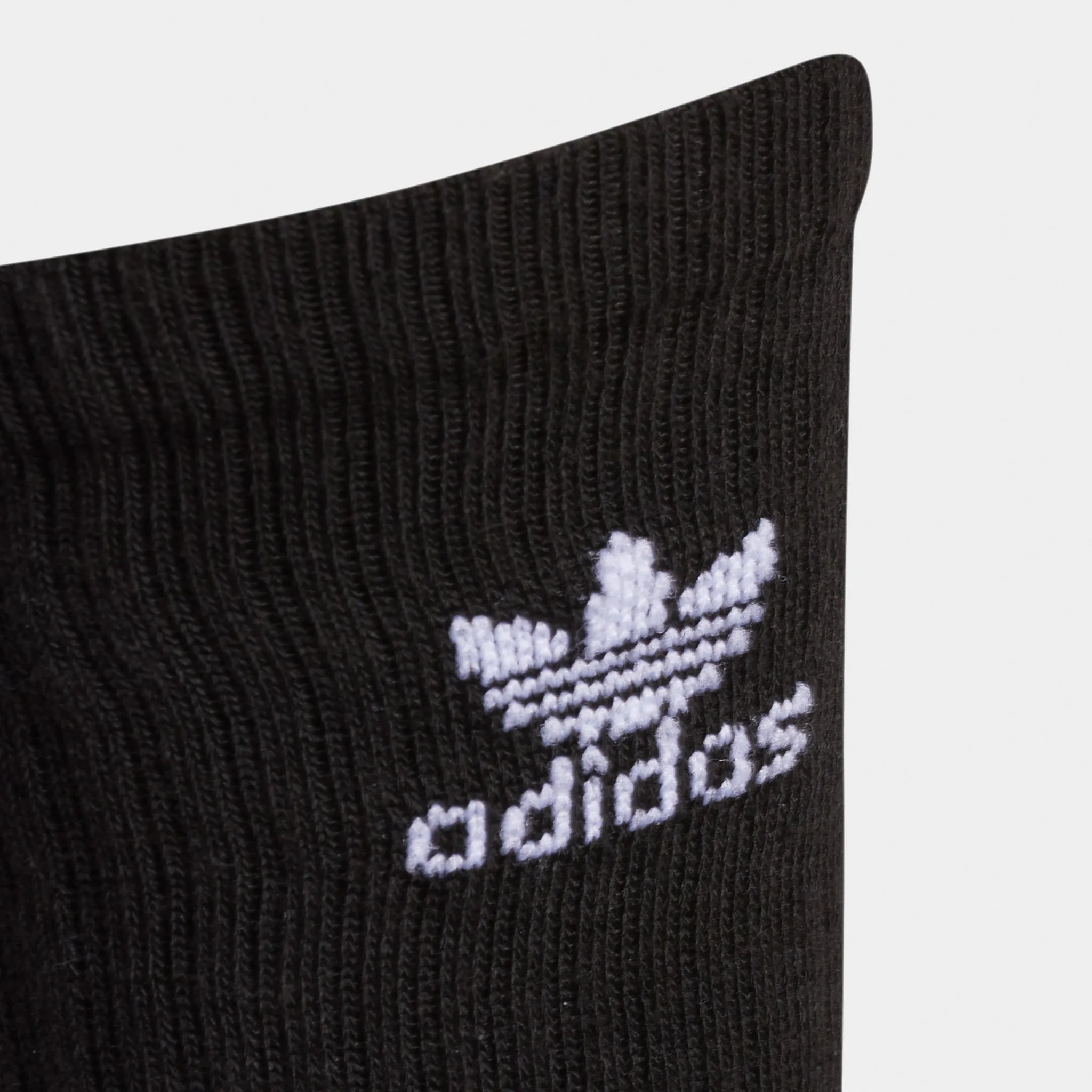 Adidas Adidas Originals Trefoil Crew Socks (6 Pack) Black / White