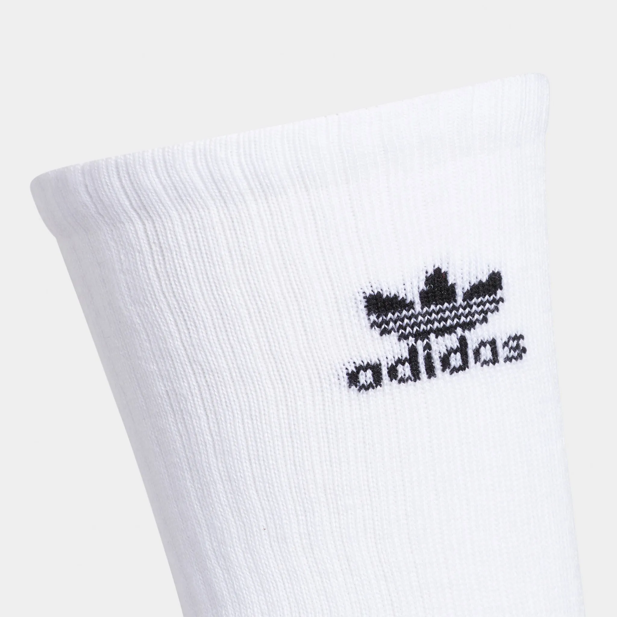 Adidas Adidas Originals Trefoil Crew Socks (6 Pack) White / Black