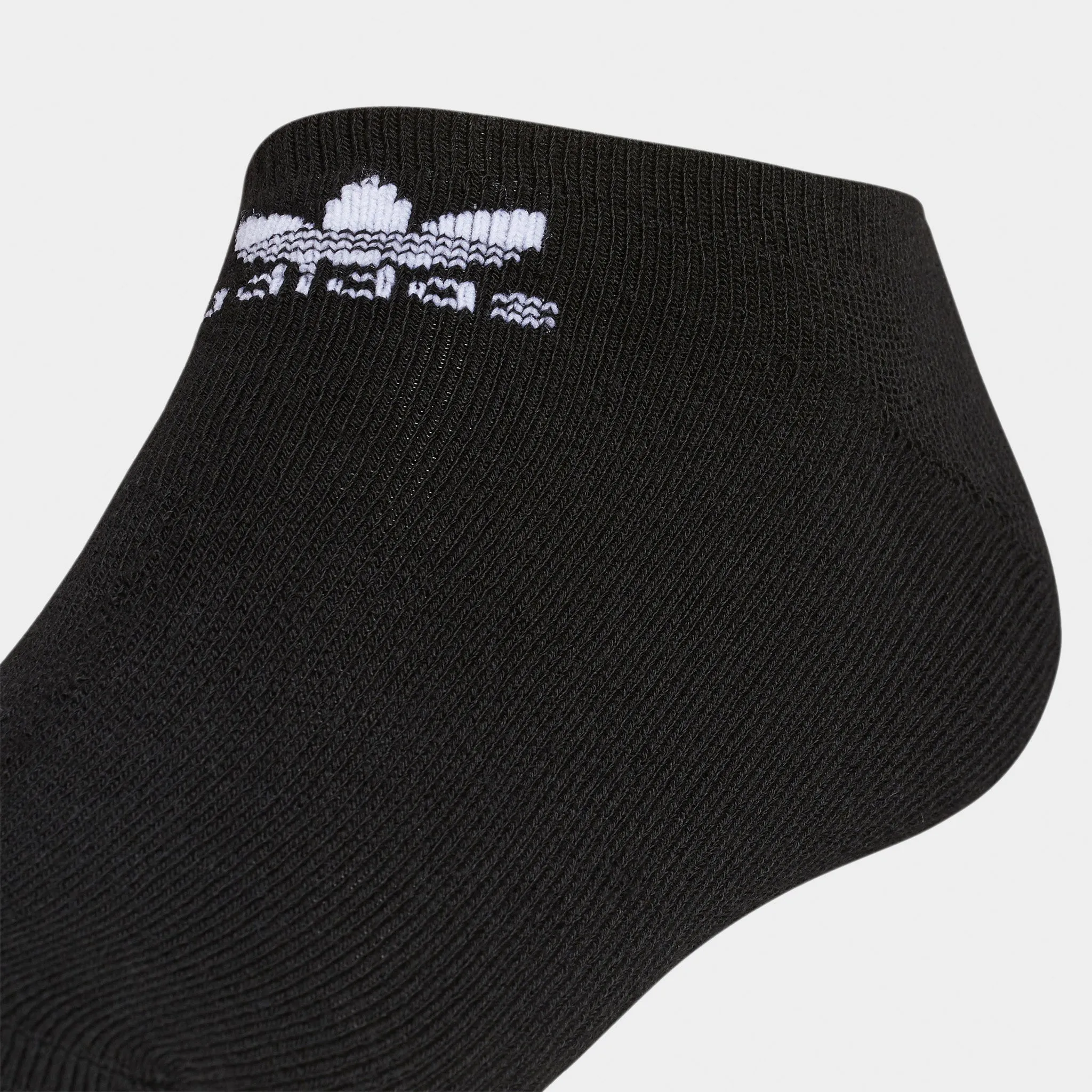 Adidas Adidas Originals Trefoil No Show Socks (6 Pack) Black / White