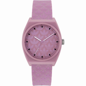 Adidas Men's Watch - Originals Rose Dial Pink Silicone Rubber Strap | AOST23052