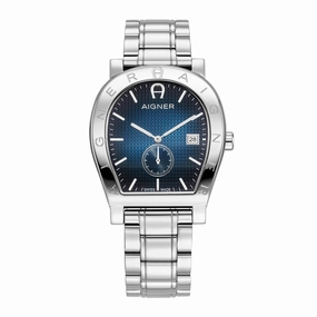 Aigner Daiano Gents Blue Dial Stainless Steel Watch