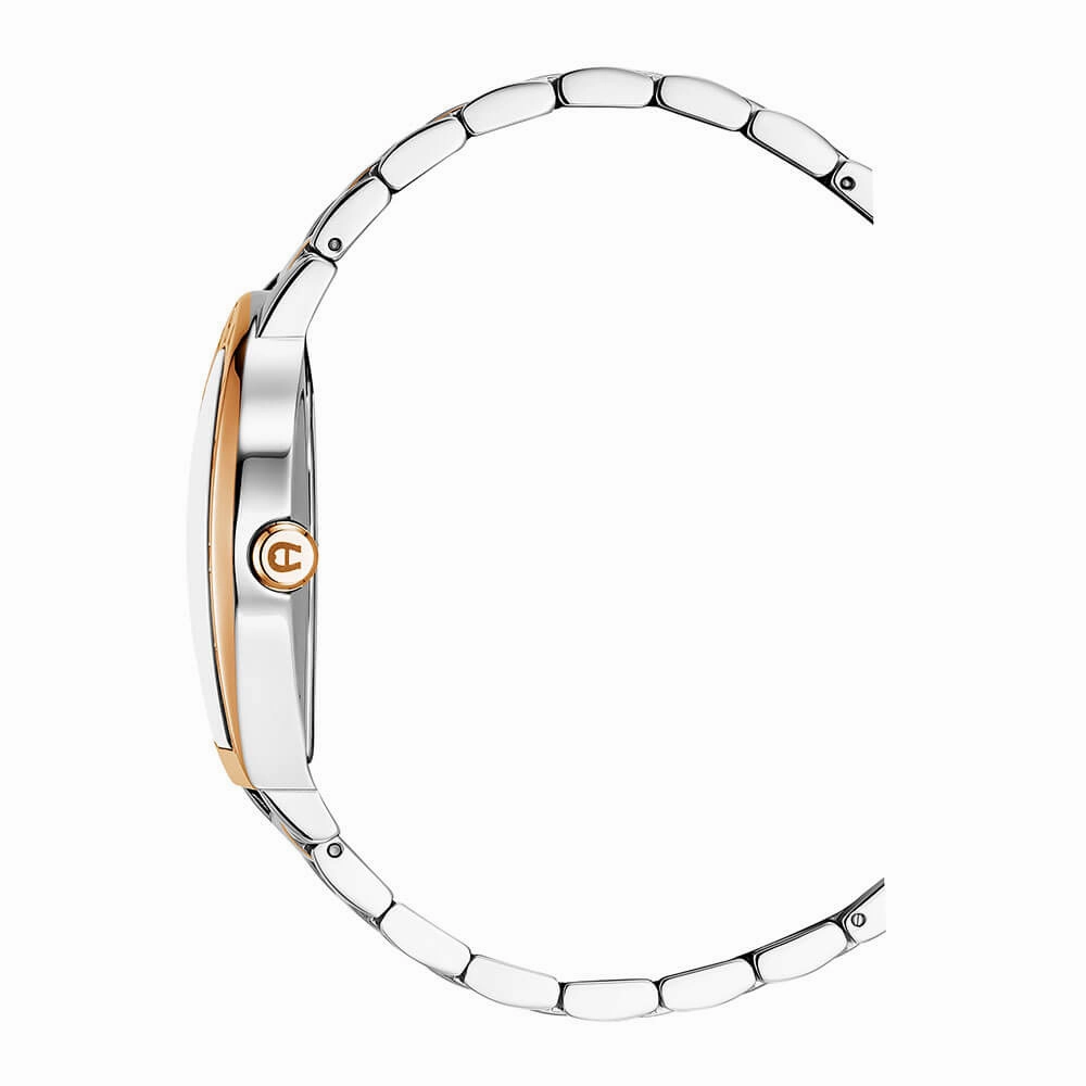 Aigner Daiano Gents Brown Dial Rose Gold Stainless Steel Bracelet Watch