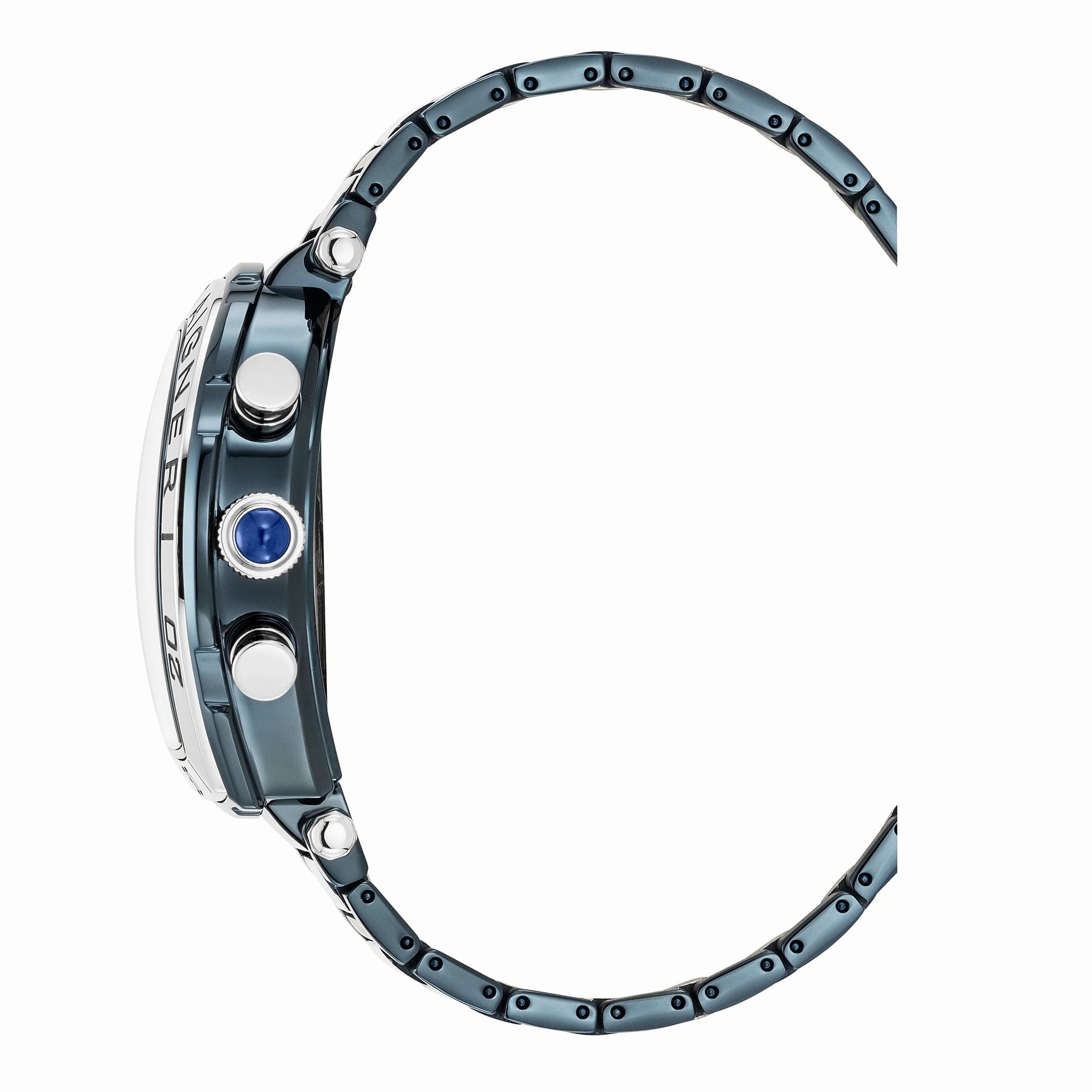 Aigner Trapani Chrono Gents Silver Blue Watch