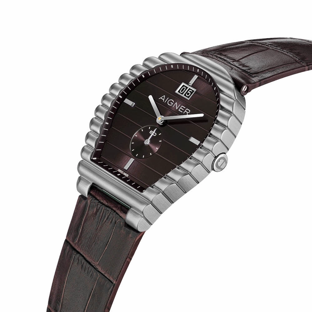 Aigner Trocello Men's Brown Dial Brown Leather Strap Watch
