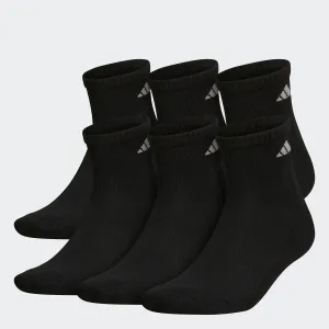 Athletic Cushioned Quarter Socks 6 Pairs XL adidas Shoes