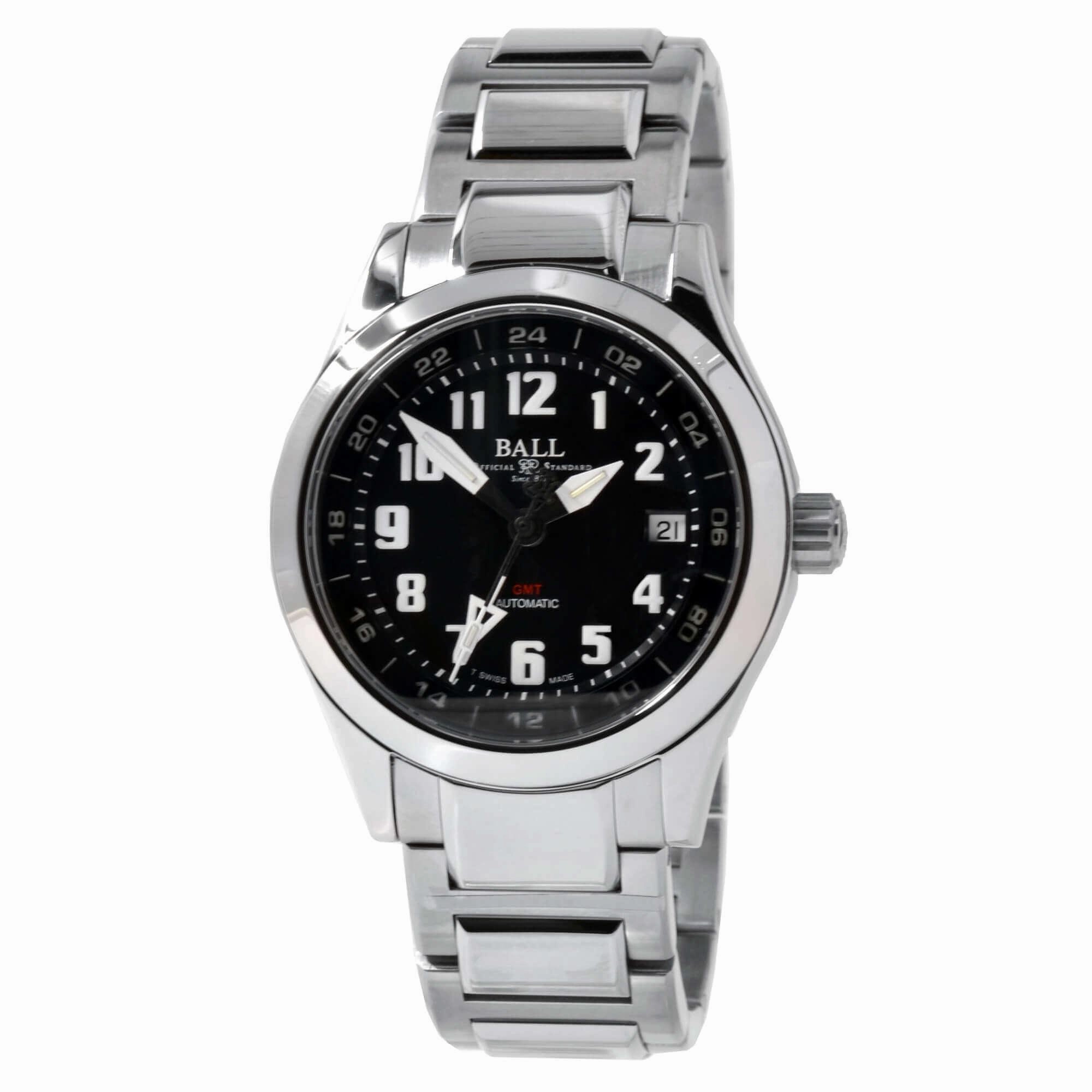 Ball Men's Automatic Watch - Engineer III Black Dial Silver Bracelet | GM1032C-S3-BK