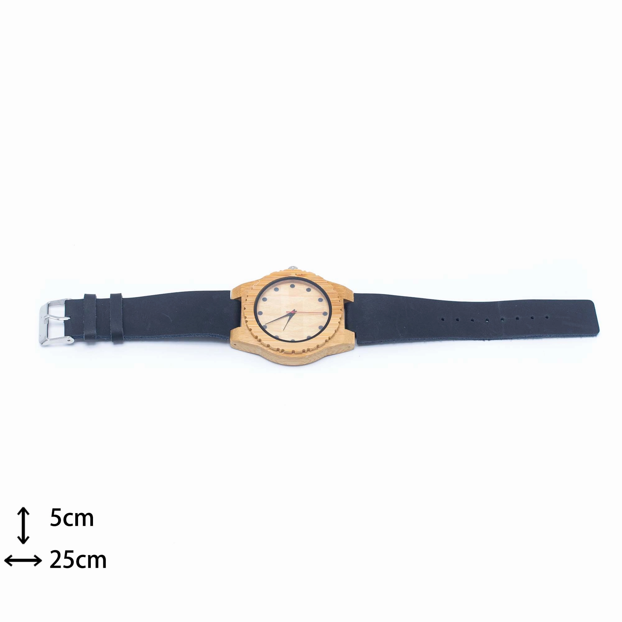 Bamboo Watch Eco men's Watch Eco Natural Leather Strap WA-321-random box