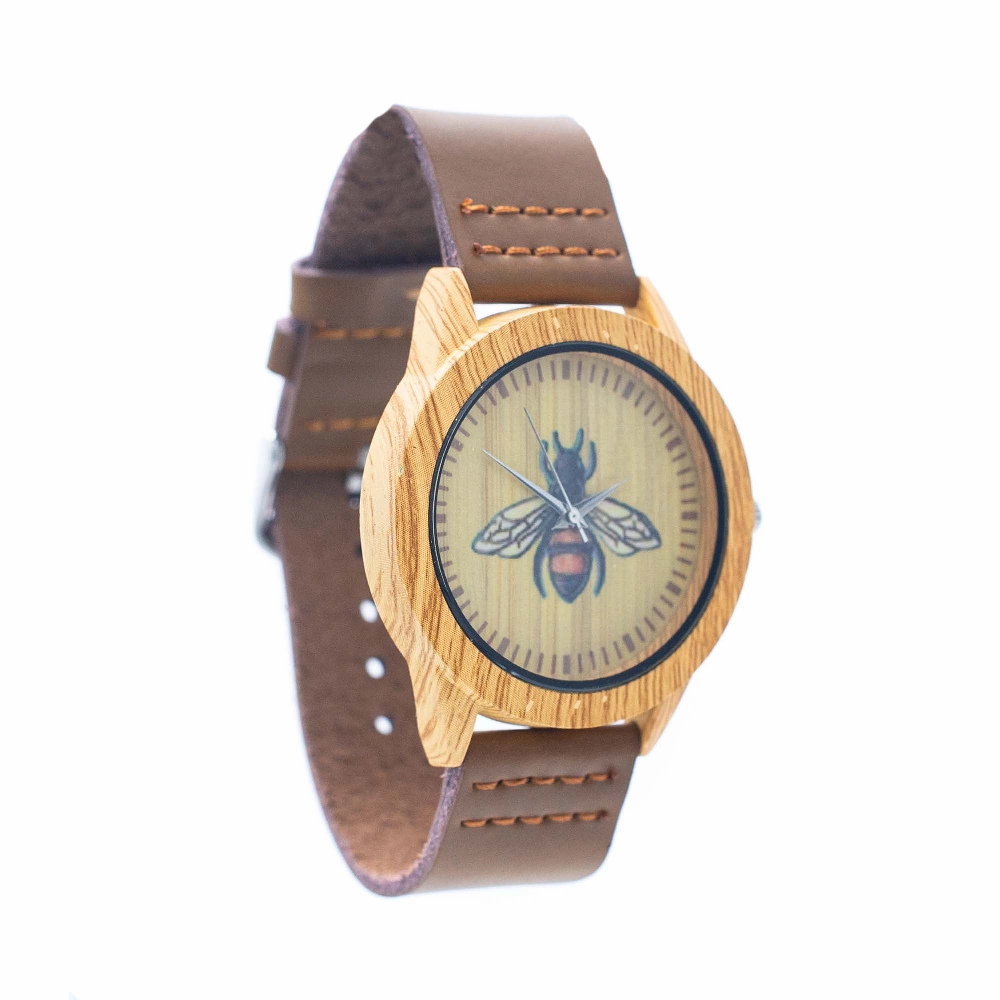Bee Vintage ladies watch Leather Strap Quartz Watch WA-287 (without box)