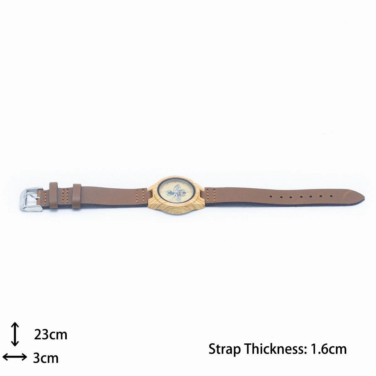 Bee Vintage ladies watch Leather Strap Quartz Watch WA-287 (without box)