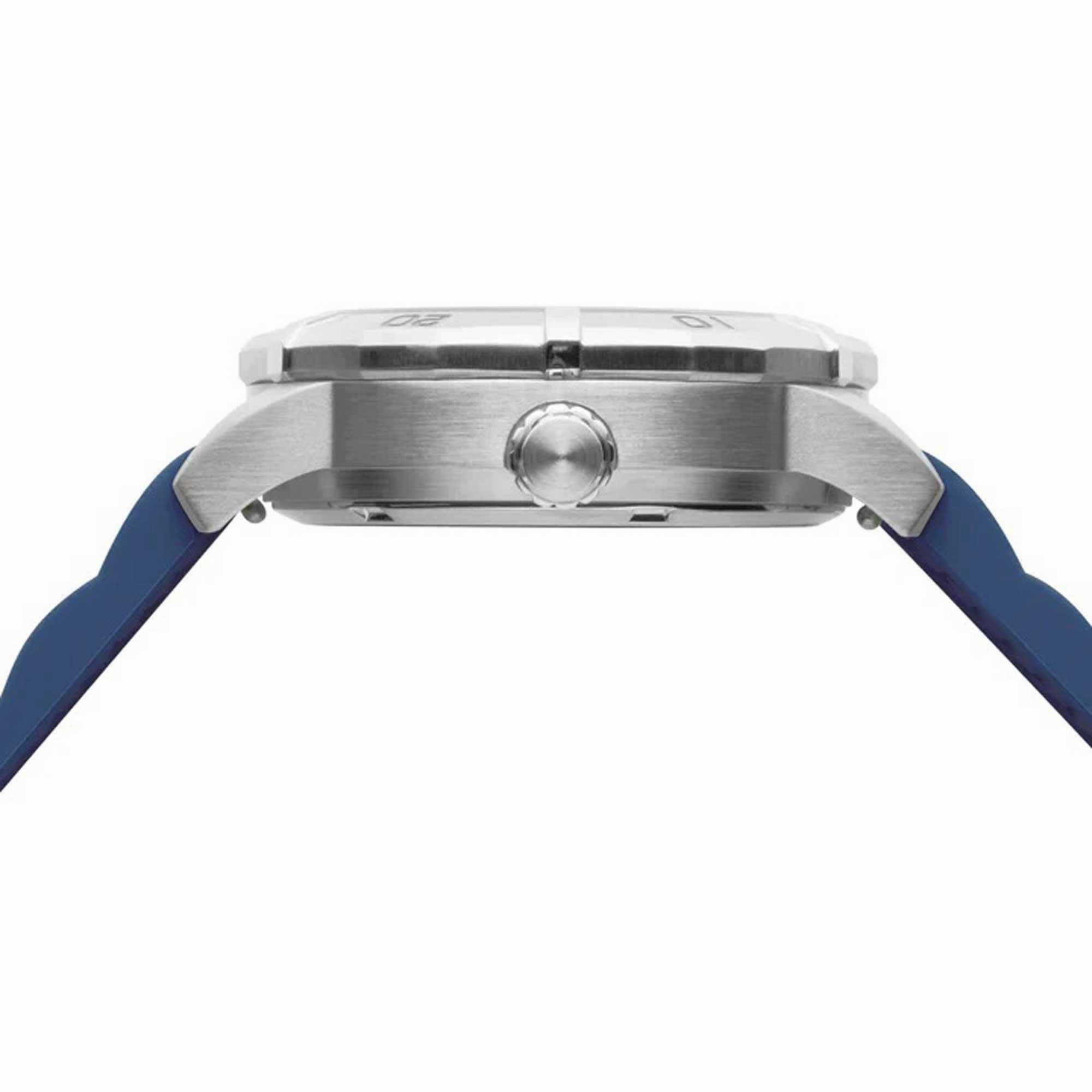 BIA Women's Quartz Watch - Rosie Rotating Bezel Blue Dial Silicone Strap | B1015