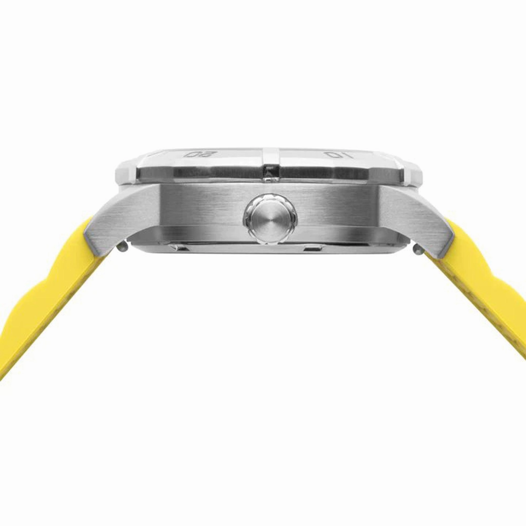 Bia Women's Watch - Rosie Rotating Bezel Date Display Yellow Silicone Strap | B2014