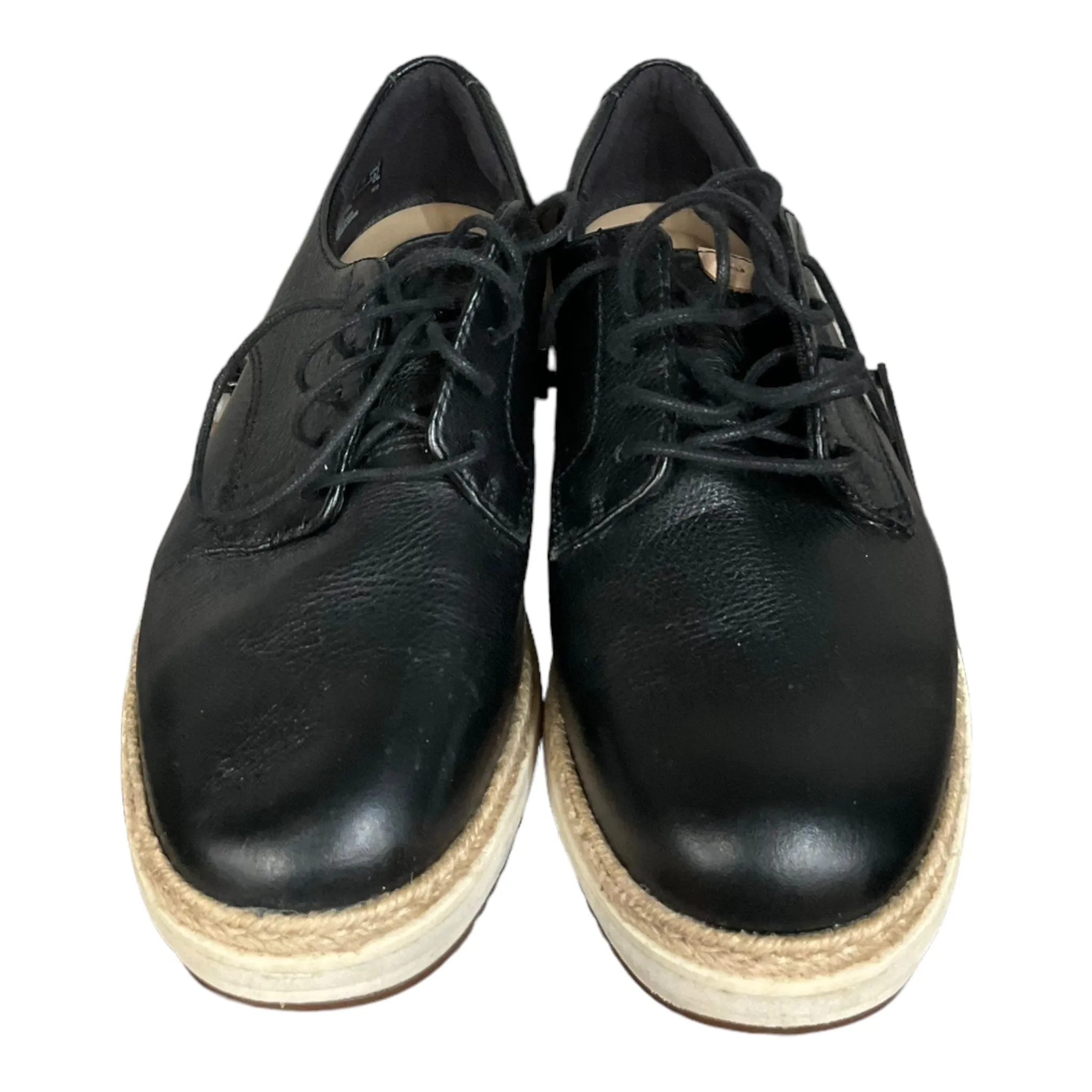 Black Shoes Heels Wedge Clarks, Size 6.5 clarks