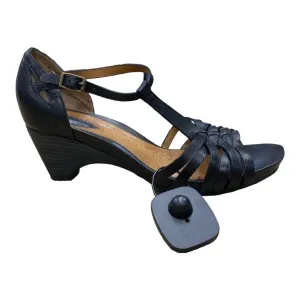 Black Shoes Heels Wedge Clarks, Size 8 clarks
