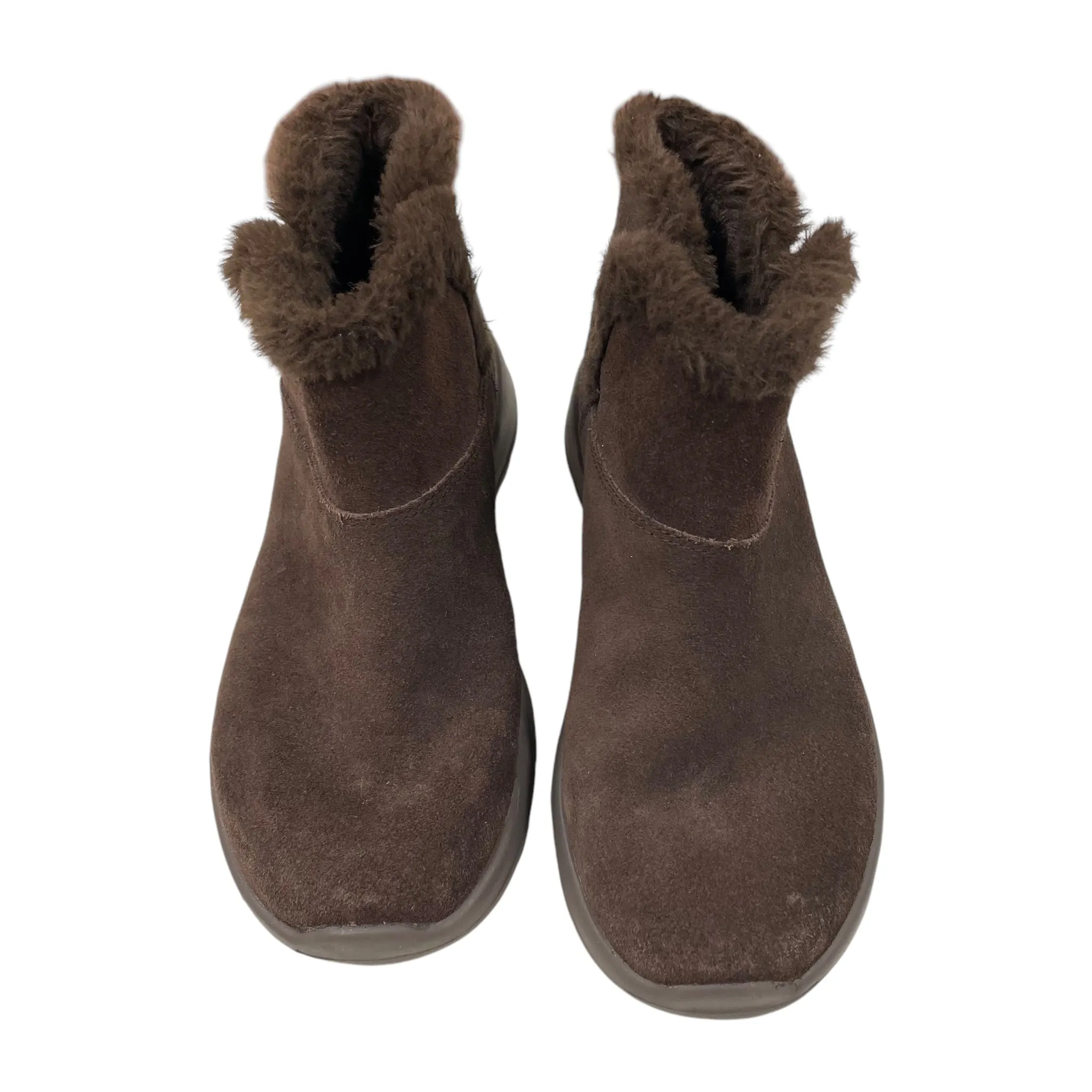 Boots Ankle Flats By Skechers In Brown, Size:7 skechers