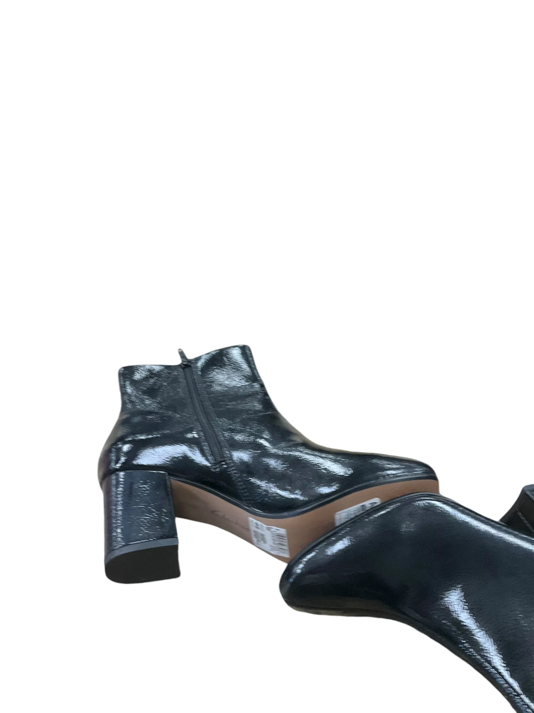 Boots Ankle Heels By Clarks In Black, Size: 7.5 clarks