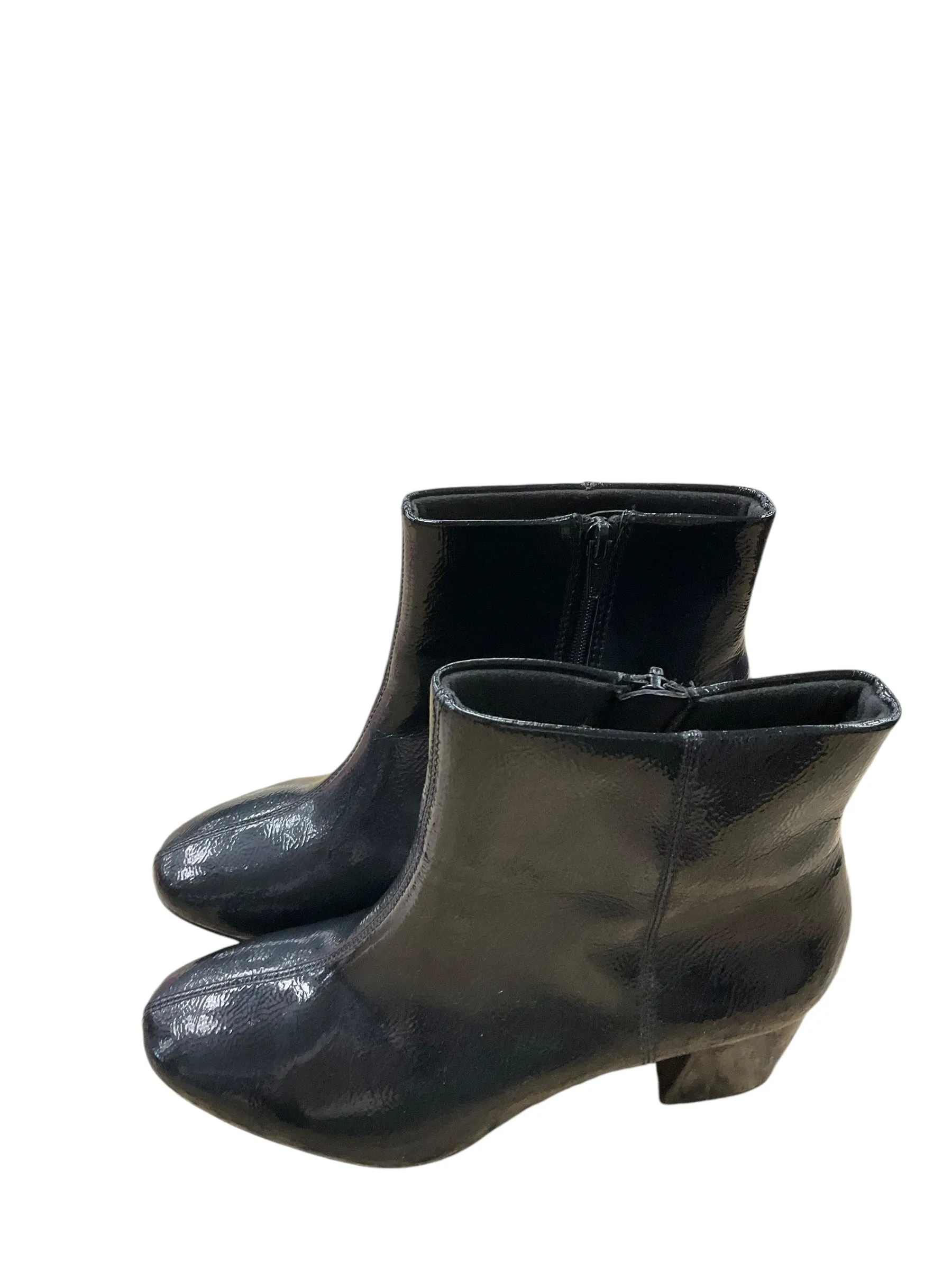 Boots Ankle Heels By Clarks In Black, Size: 7.5 clarks