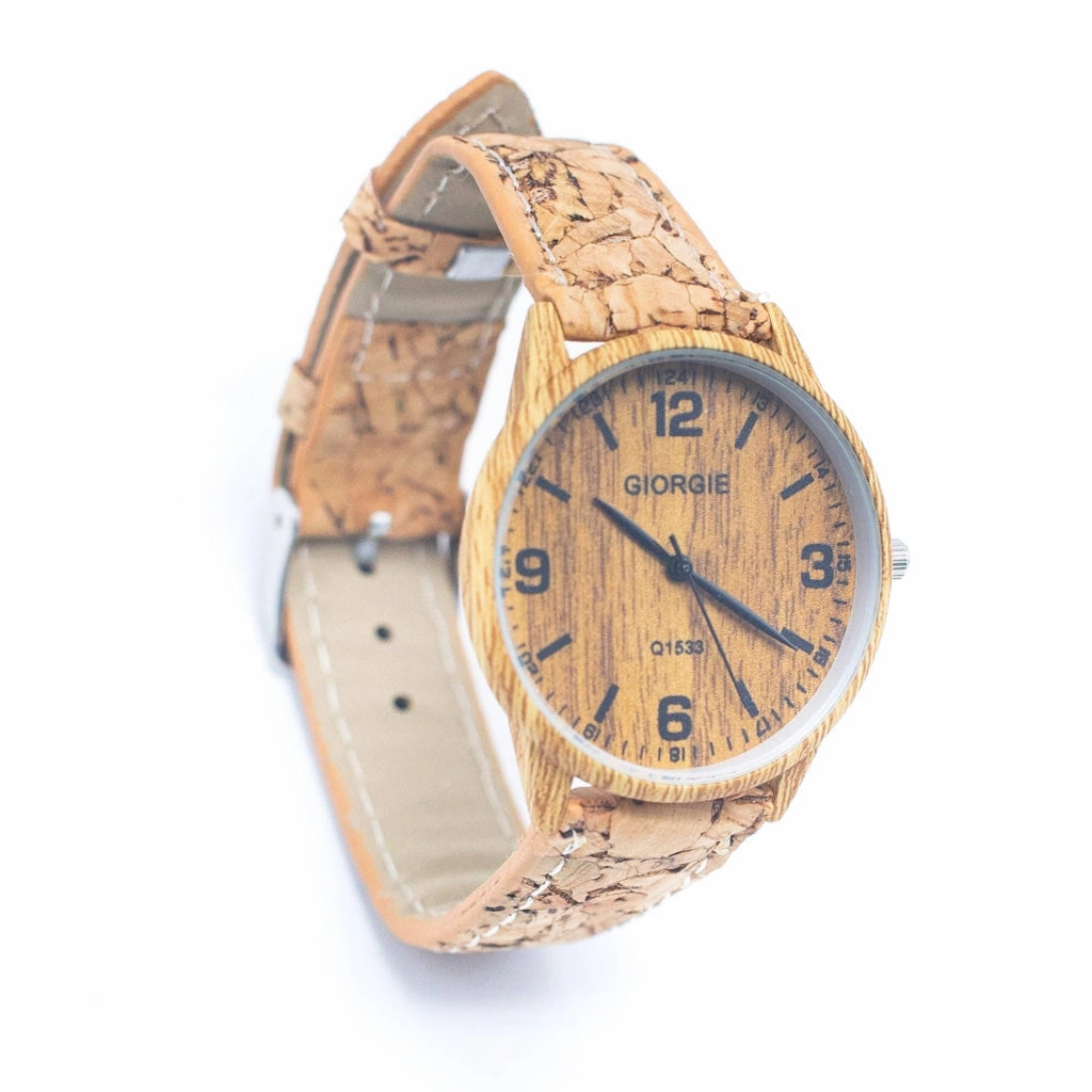 Buy 1 Free 1 Natural Cork Watch WA-392 *without box