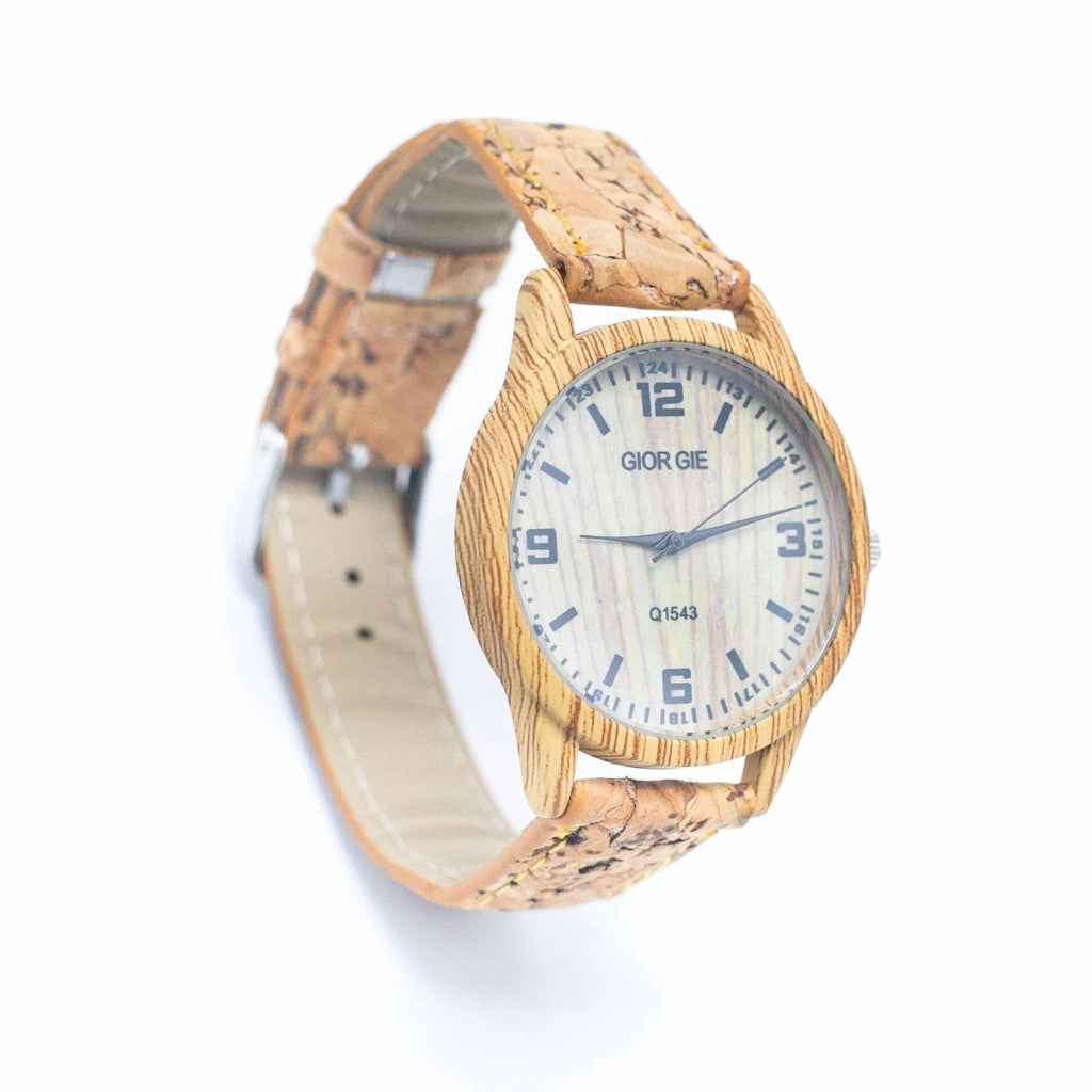 Buy 1 Free 1 Natural Cork Watch WA-392 *without box