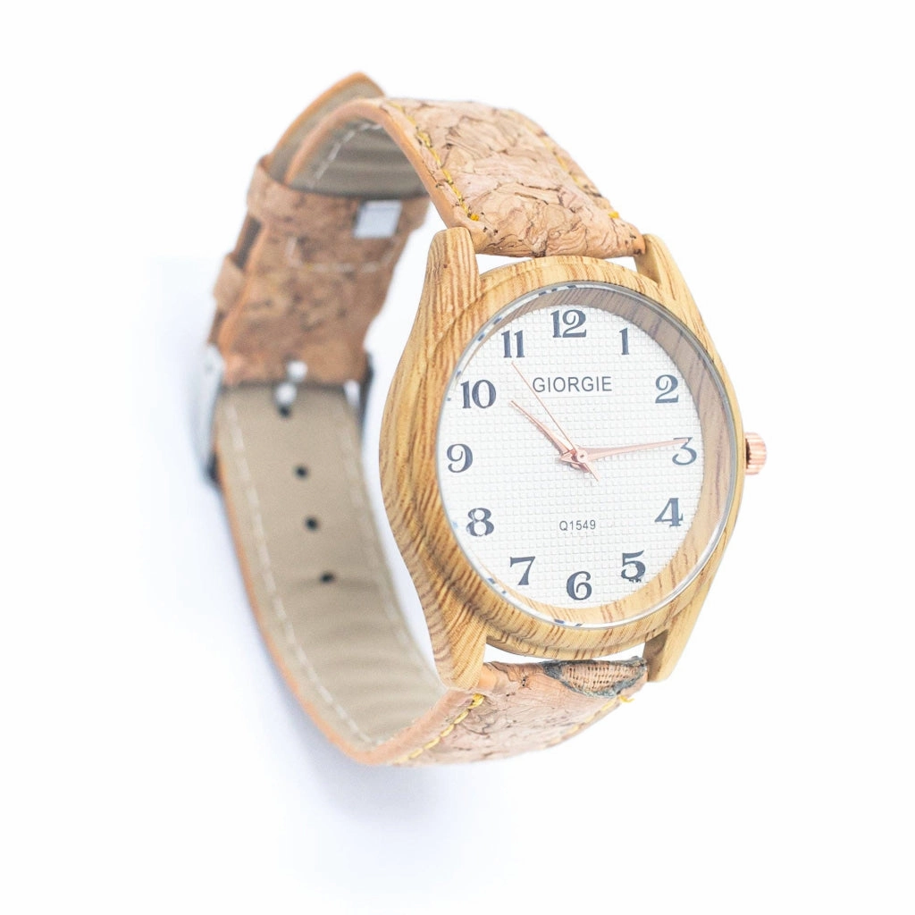 Buy 1 Free 1 Natural Cork Watch WA-392 *without box