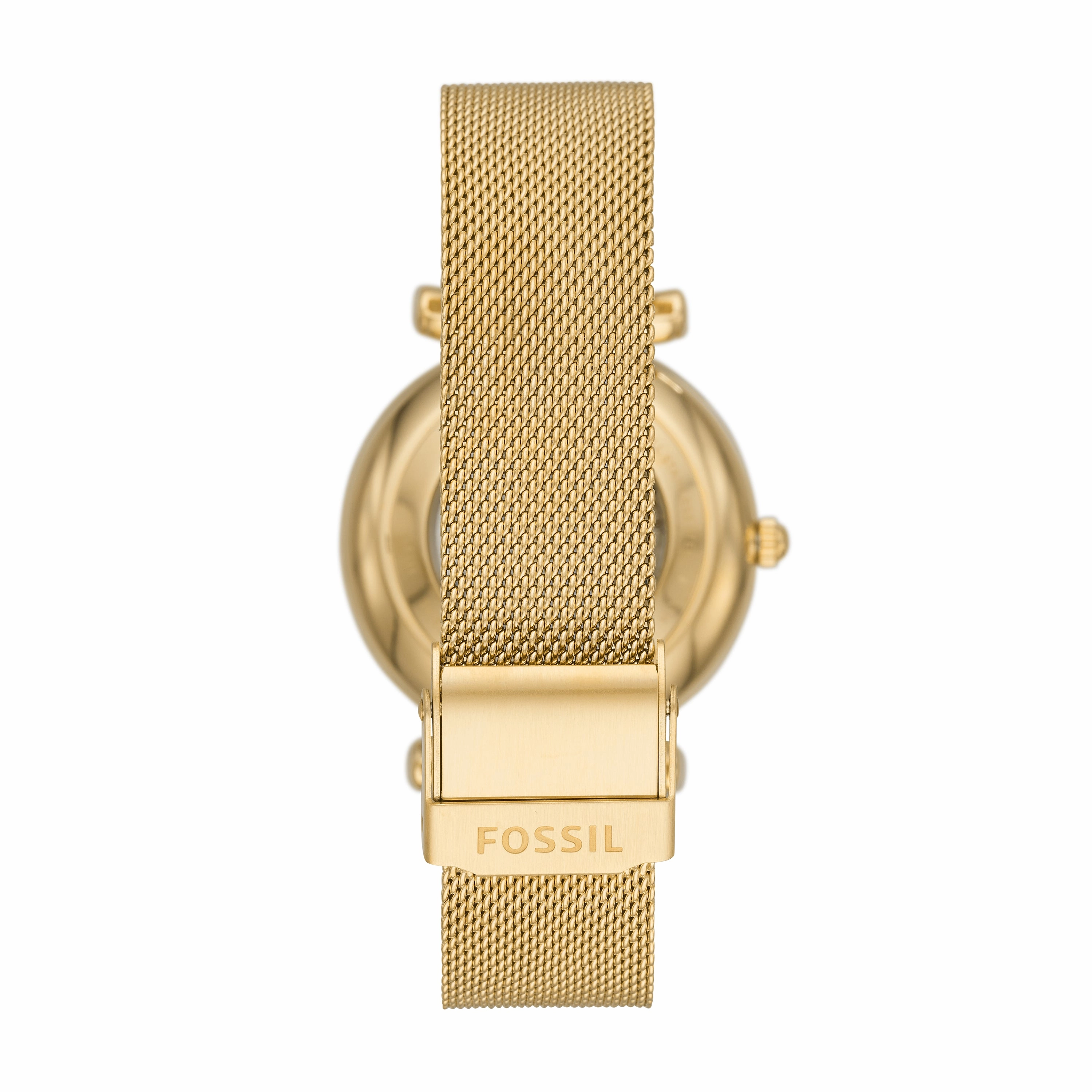 Carlie Automatic Gold-Tone Stainless Steel Watch Mesh Watch