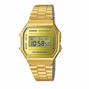 Casio A168WEGM-9DF Gold Stainless Watch for Men and Women