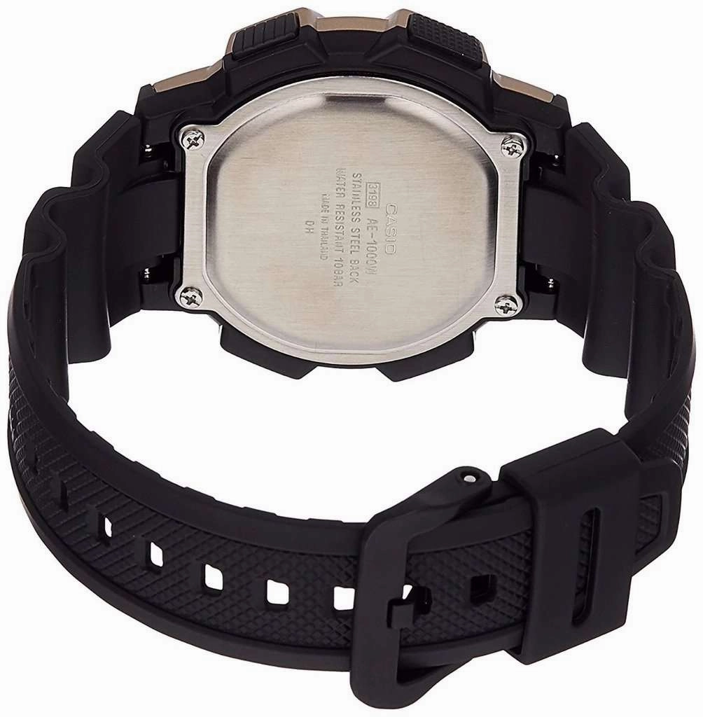 Casio AE-1000W-1A3 Black Resin Strap Watch for Men