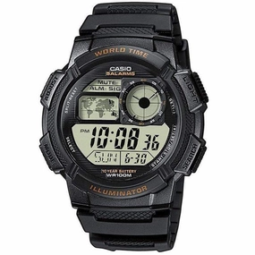 Casio AE-1000W-1A  Black Resin Strap Watch For Men