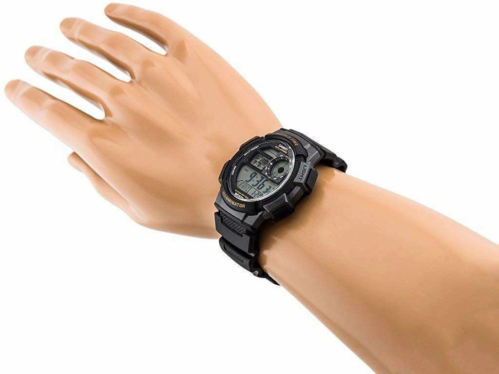 Casio AE-1000W-1A  Black Resin Strap Watch For Men