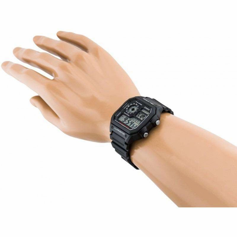 Casio AE-1200WH-1AVDF Black Resin Watch for Men