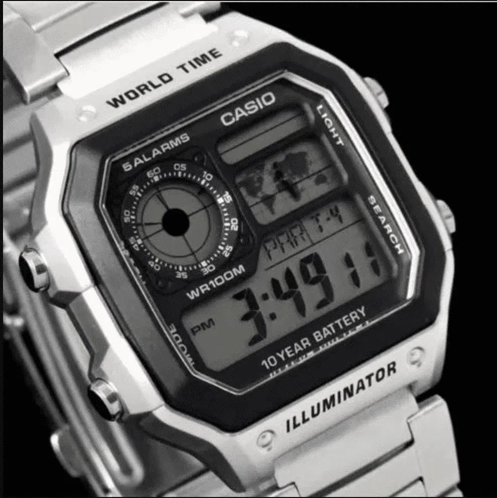 Casio AE-1200WHD-1AVDF Silver Stainless Watch For Men
