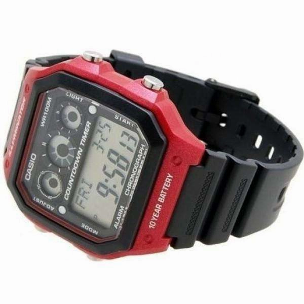 Casio AE-1300WH-4A Black Resin Strap Watch for Men