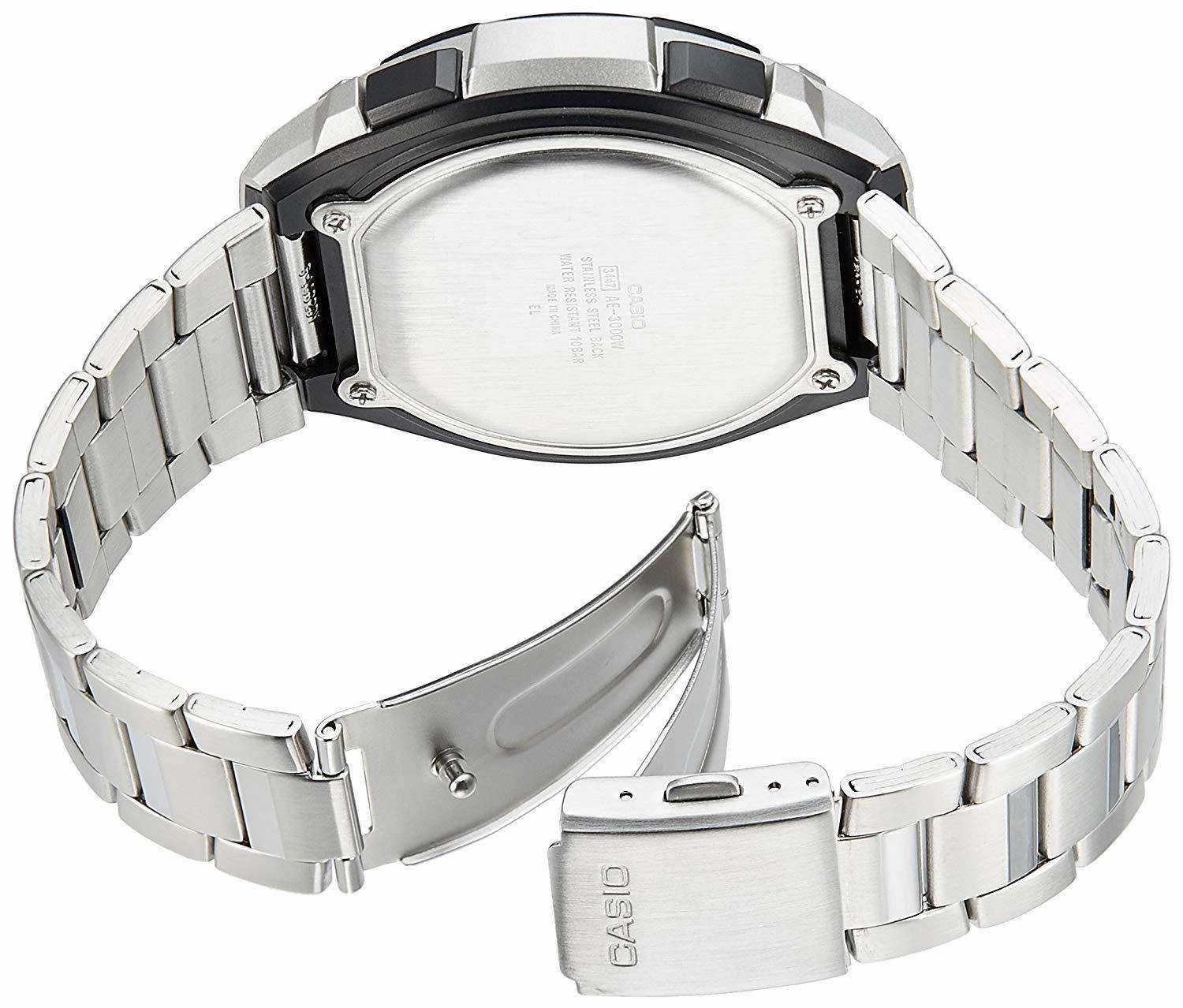 Casio AE-3000WD-1AVDF Silver Stainless Watch for Men