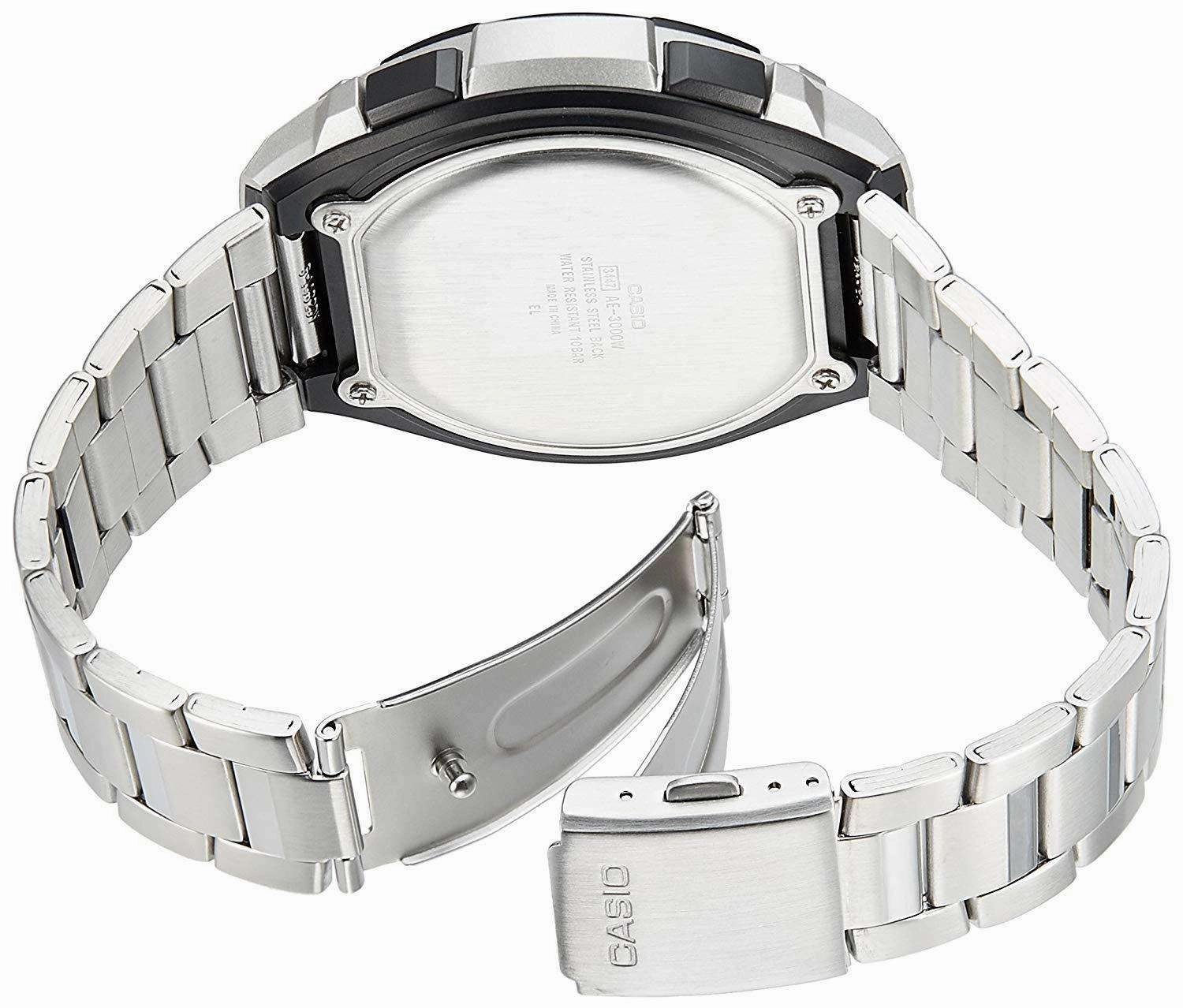 Casio AE-3000WD-1AVDF Silver Stainless Watch for Men