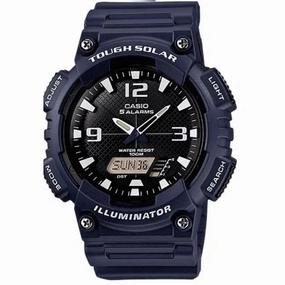Casio AQ-S810W-2A2 Navy Blue Solar Powered Watch for Men