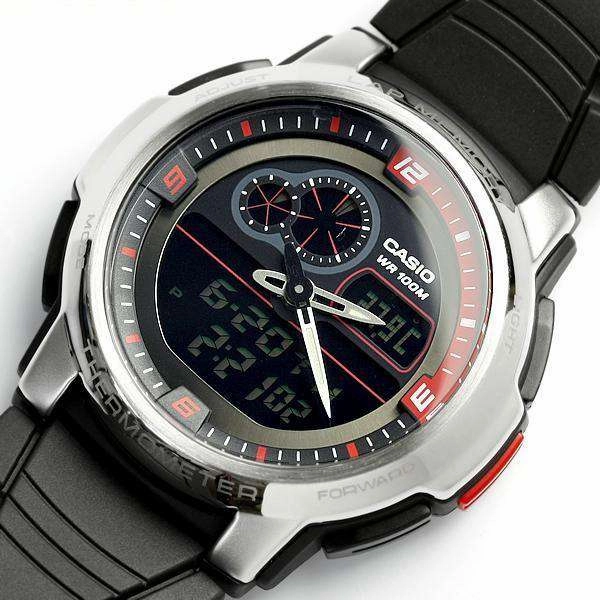 Casio AQF-102W-1BVDF Black Resin Watch for Men
