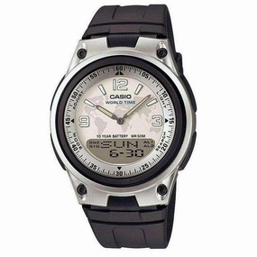 Casio AW-80-7A2 Black Resin Watch for Men and Women