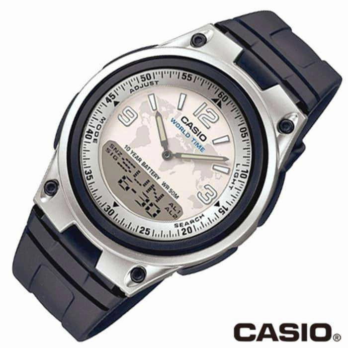 Casio AW-80-7A2 Black Resin Watch for Men and Women