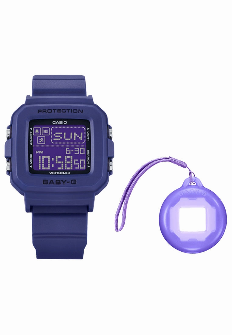 Casio Baby-g   PLUS Series BGD-10K-2DR Digital Rubber Strap Watch for Women
