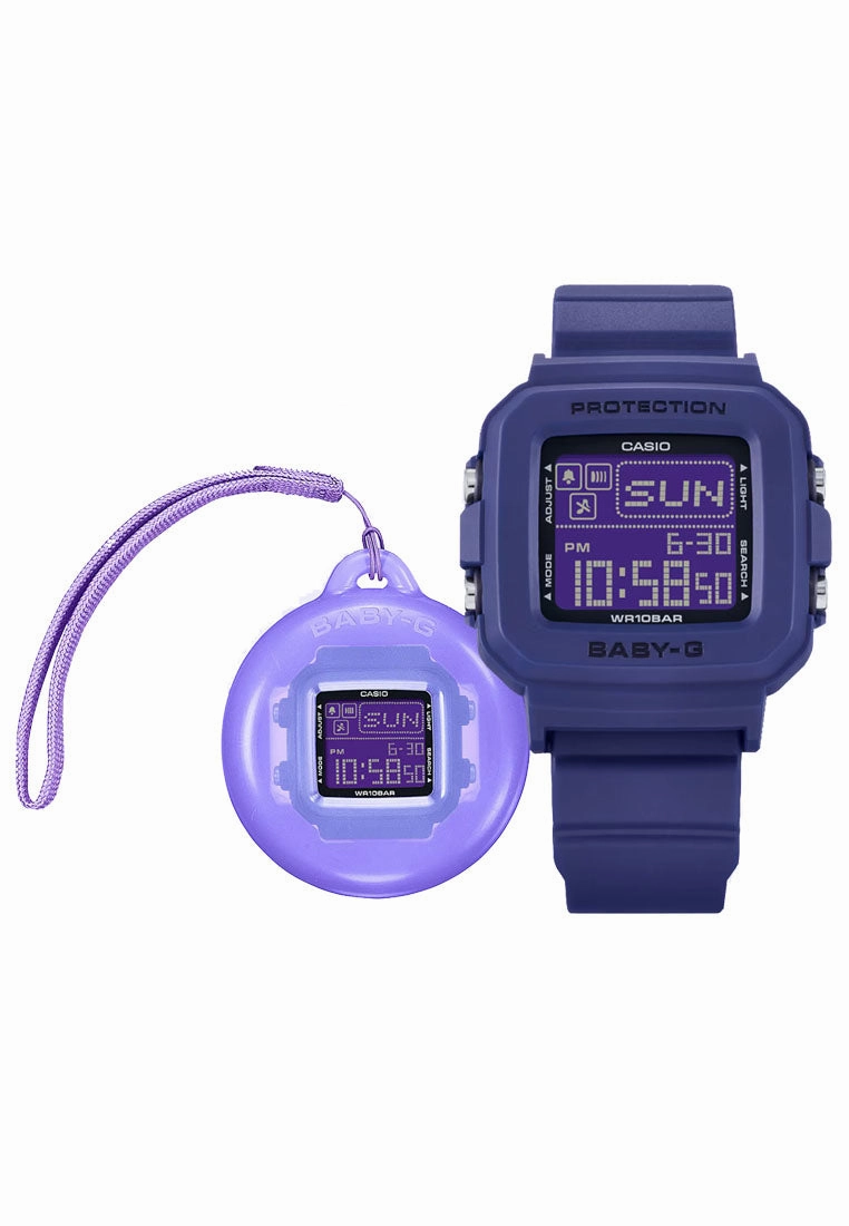 Casio Baby-g   PLUS Series BGD-10K-2DR Digital Rubber Strap Watch for Women