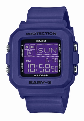 Casio Baby-g   PLUS Series BGD-10K-2DR Digital Rubber Strap Watch for Women