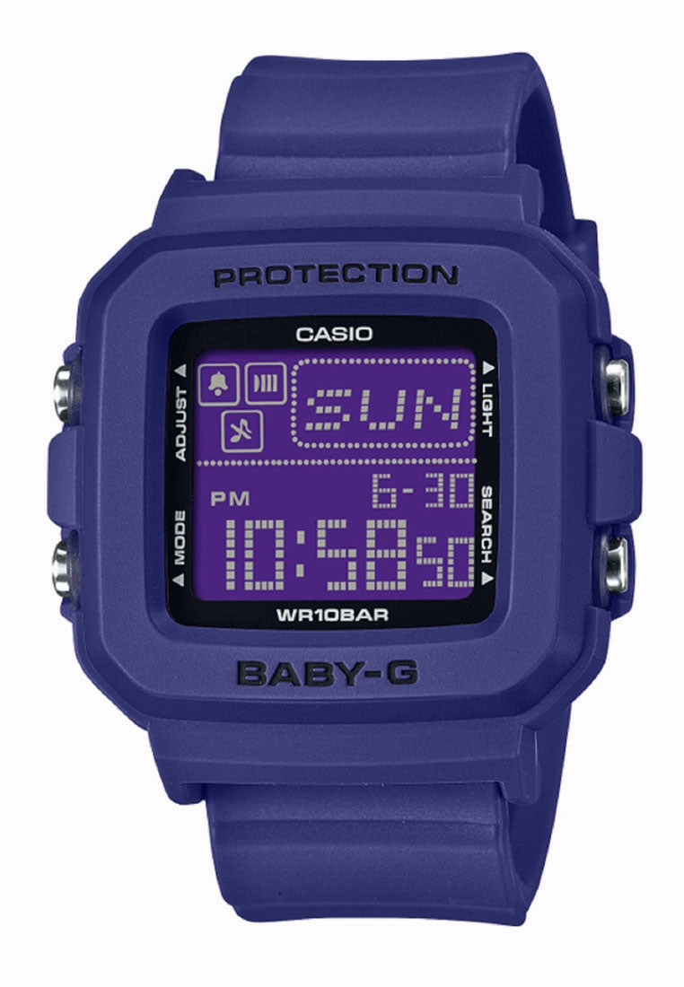 Casio Baby-g   PLUS Series BGD-10K-2DR Digital Rubber Strap Watch for Women