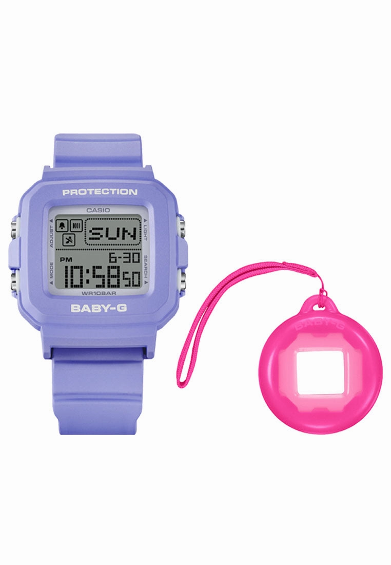 Casio Baby-g   PLUS Series BGD-10K-6DR Digital Rubber Strap Watch for Women
