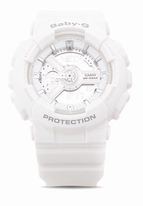 Casio Baby-g BA-110-7A3 Digital Analog Rubber Strap Watch For Women