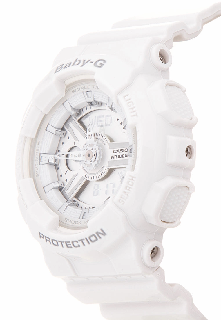 Casio Baby-g BA-110-7A3 Digital Analog Rubber Strap Watch For Women