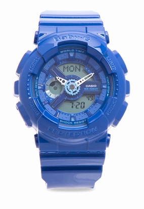Casio Baby-g BA-110BC-2A Digital Analog Rubber Strap Watch For Women