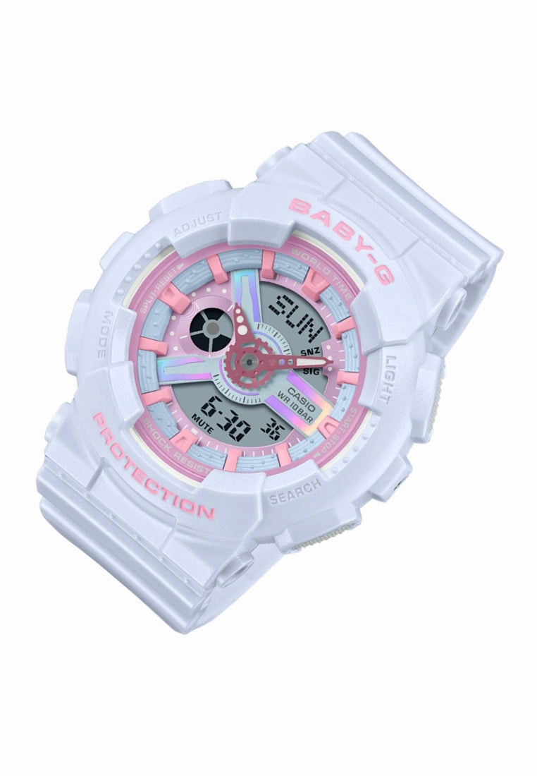 Casio Baby-g BA-110FH-2A Digital Analog Rubber Strap Watch For Women