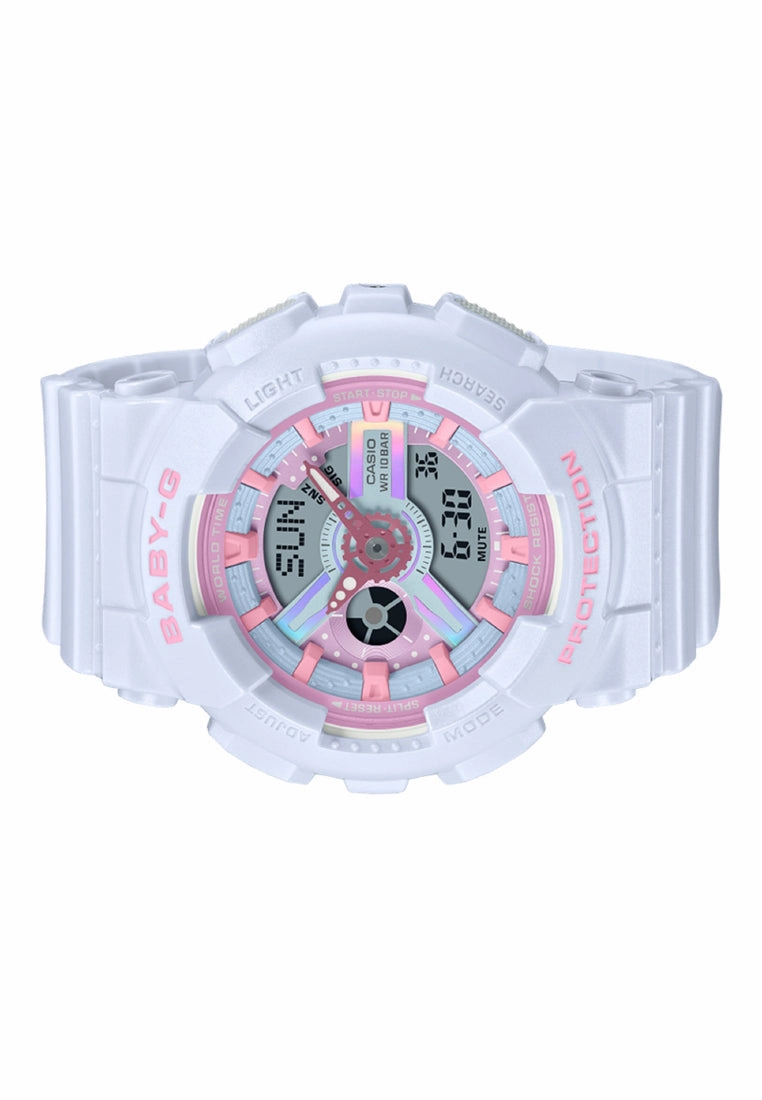 Casio Baby-g BA-110FH-2A Digital Analog Rubber Strap Watch For Women