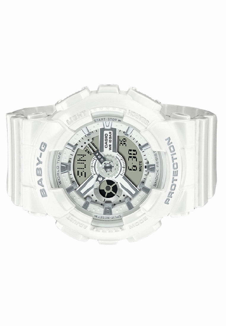Casio Baby-g BA-110X-7A3 Digital Analog Rubber Strap Watch For Women